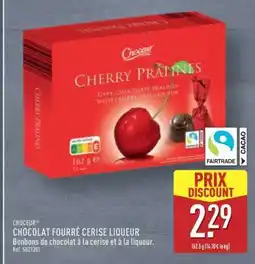 ALDI CHOCEUR CHOCOLAT FOURRÉ CERISE LIQUEUR offre