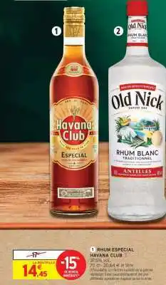 Intermarché Rhum Especial Havana Club offre