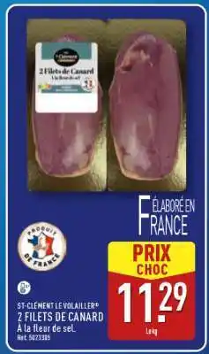 ALDI 2 Filets de Canard offre