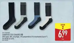 ALDI Chaussettes Chaudes offre