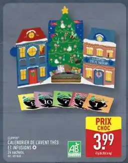ALDI Clipper Calendrier de l'Avent Thés et Infusions offre