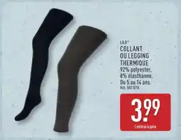 ALDI Collant ou Legging Thermique offre