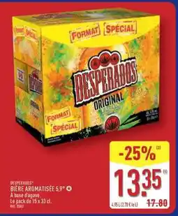 ALDI DESPERADOS Bière aromatisée offre