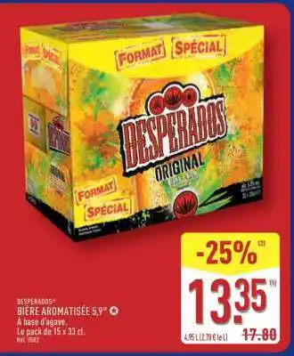 ALDI DESPERADOS Bière aromatisée offre