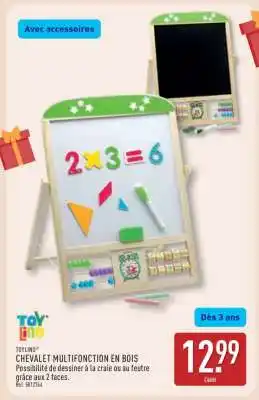 ALDI Chevalet Multifonction en Bois offre