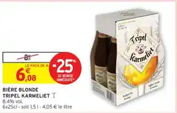 Intermarché BIÈRE BLONDE 'TRIPEL KARMELIET' offre