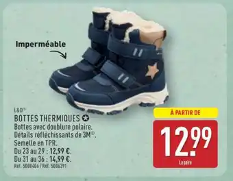 ALDI Bottes Thermiques offre