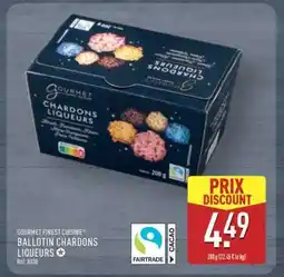 ALDI Gourmet Finest Cuisine Ballotin Chardons Liqueurs offre