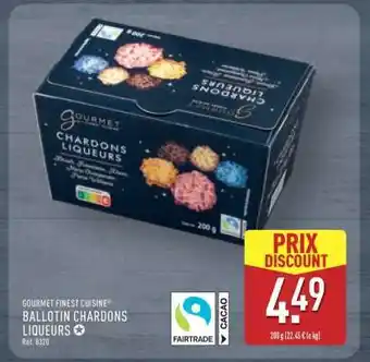 ALDI Gourmet Finest Cuisine Ballotin Chardons Liqueurs offre