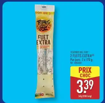 ALDI TESOROS DEL SUR 2 FUETS EXTRA offre