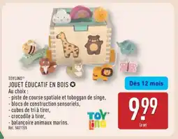 ALDI TOYLINO JOUET ÉDUCATIF EN BOIS offre
