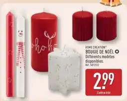 ALDI HOME CREATION BOUGIE DE NOËL offre