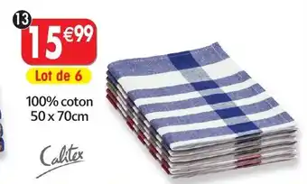 Maximo 6 torchons flavie offre