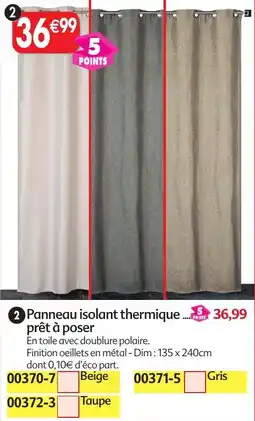 Maximo 2 panneau isolant thermique prêt à poser offre