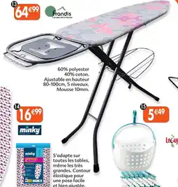 Maximo Table à repasser élise offre