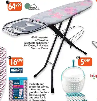 Maximo Table à repasser élise offre