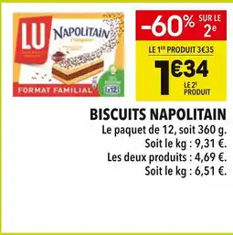 Supeco LU Biscuits Napolitain offre