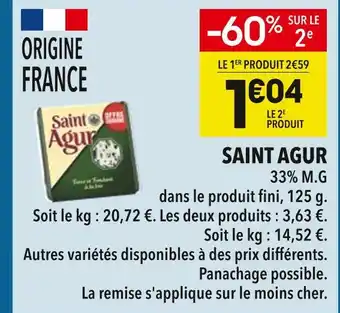 Supeco Saint Agur offre