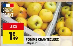 Supeco Pomme Chanteclerc offre