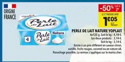Supeco Yoplait Perle de Lait Nature offre