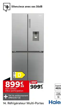 BUT HAIER Réfrigérateur multiportes offre