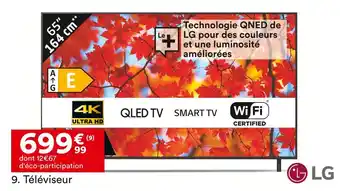 BUT LG Téléviseur QLED 4K Ultra HD 65 offre