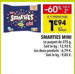 Supeco Smarties Smarties Mini offre