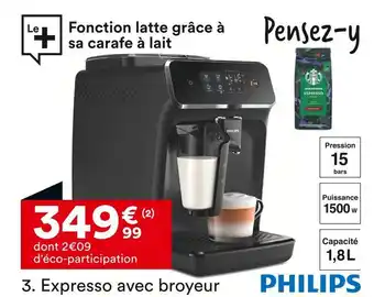PHILIPS Expresso avec broyeur