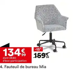 BUT Fauteuil de bureau Mia offre
