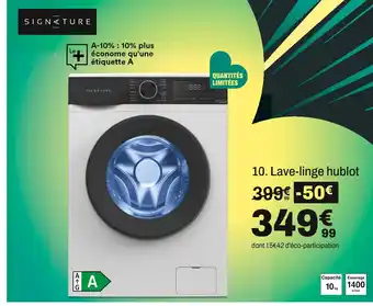 BUT SIGNATURE Lave-linge hublot SLF1043-ANE offre