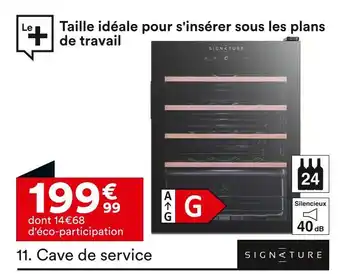 BUT SIGNATURE Cave de service offre
