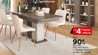 BUT Chaise Gabie offre