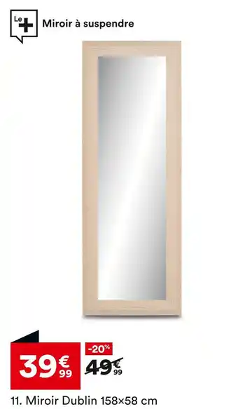 BUT Miroir Dublin offre
