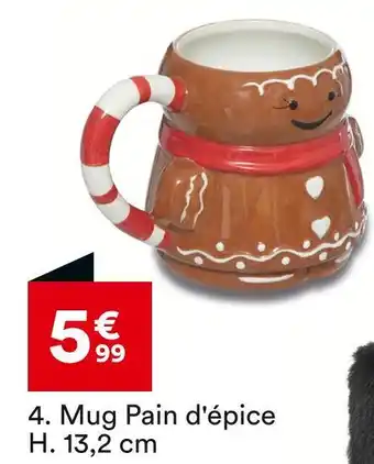 BUT Mug pain d'épice h. 13,2 cm offre