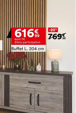 BUT Buffet L. 204 cm offre