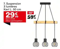 BUT KAVI Suspension 3 lumières offre