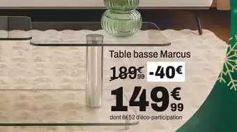 BUT Table basse Marcus offre