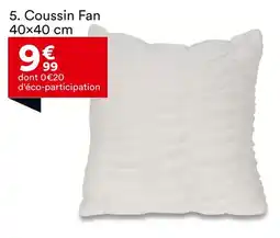 BUT Coussin Fan 40×40 cm offre
