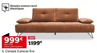 BUT Canapé 3 places Eva offre