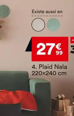 BUT Plaid Nala 220×240 cm offre