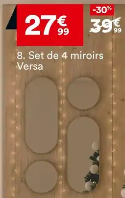 BUT Set de 4 miroirs Versa offre