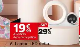BUT Lampe LED radio offre