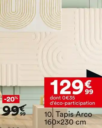 BUT Tapis Arco 160x230 cm offre