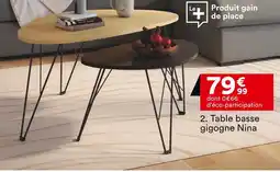 BUT Table basse gigogne Nina offre