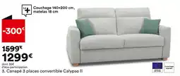 BUT Canapé 3 places convertible Calypso II offre