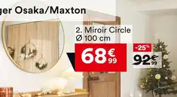 BUT MIROIR CIRCLE Ø 100 CM offre