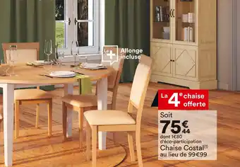 BUT Chaise Costal offre