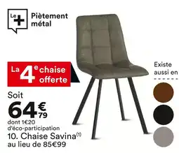 BUT Chaise Savina offre