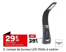 BUT Lampe de bureau LED Wally à cadran offre
