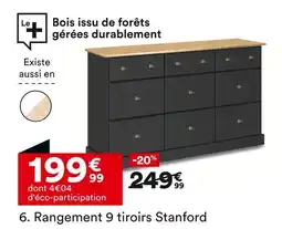 BUT Rangement 9 tiroirs Stanford offre